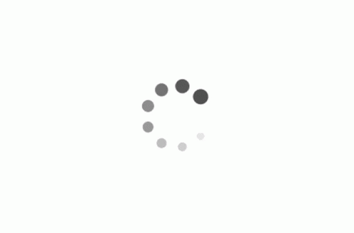 A spinning loading circle